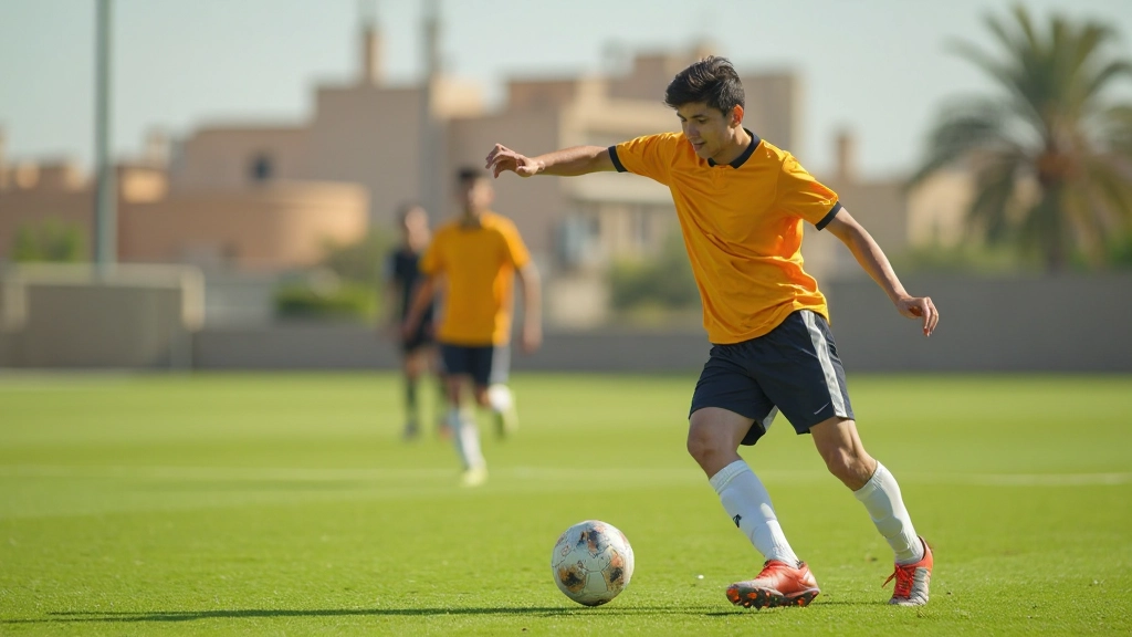 تدريب مهارات كروية متقدمة للاعبين الشباب